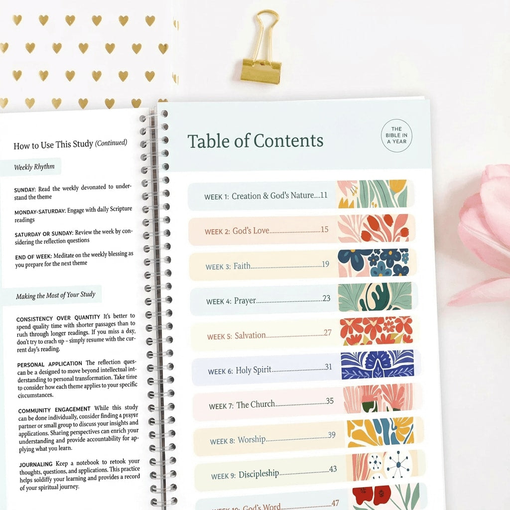 A Year in Scripture: 52-Week Study Plan