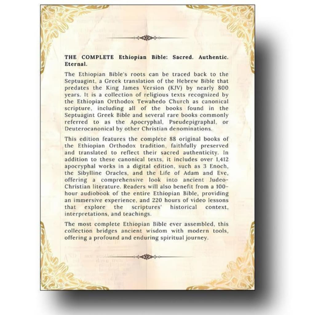 Complete Ethiopian Bible